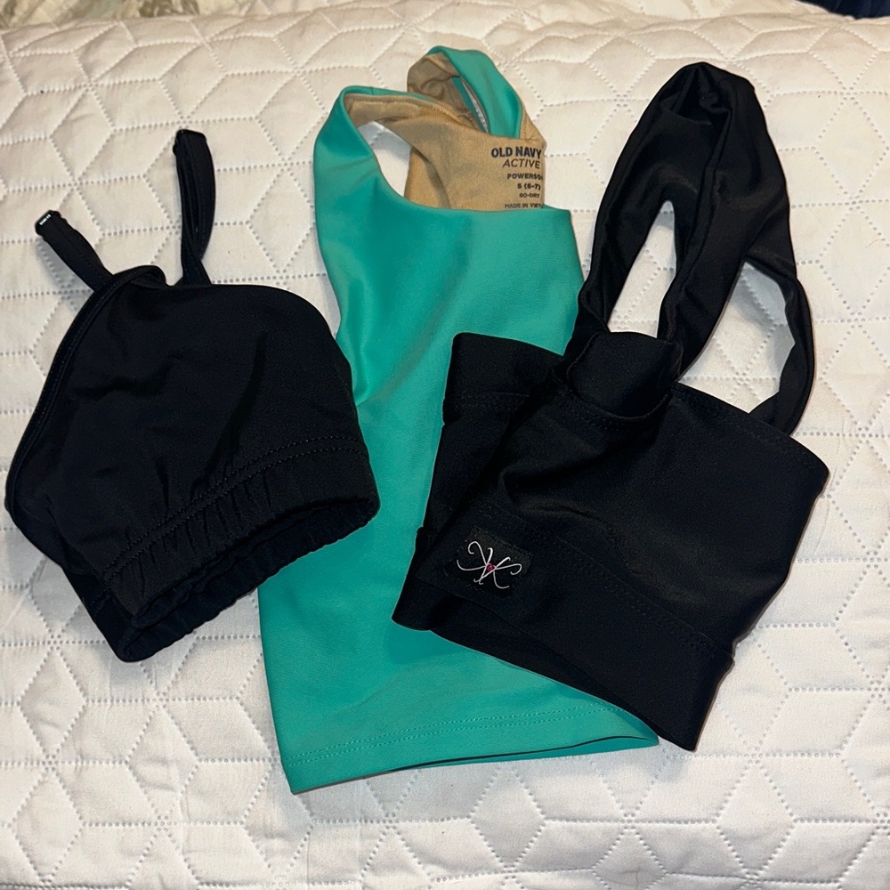 Bundle of Kandi Koture, Balera, and Old Navy Activewear Tops Size CM 5/6 EUC